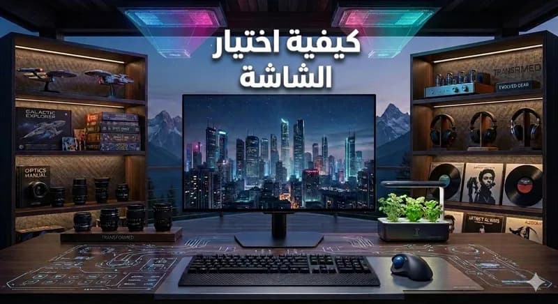 كيفية اختيار الشاشة