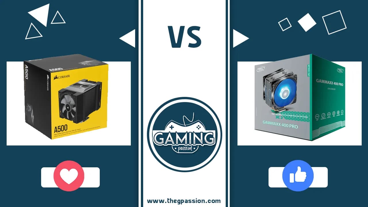 مقارنة Corsair A500 ضد DeepCool 400 Pro: أيهما أفضل لجهازك