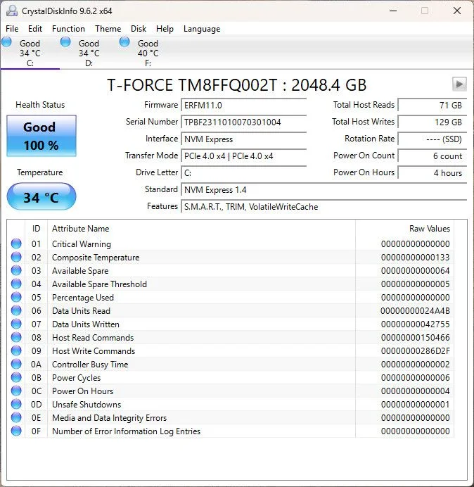 مراجعة وحدة التخزين T-Force A440 Lite