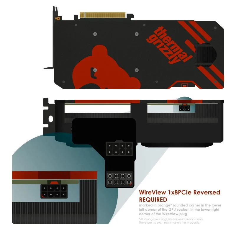 كيفية تركيب WireView GPU 8 PIN reversed.