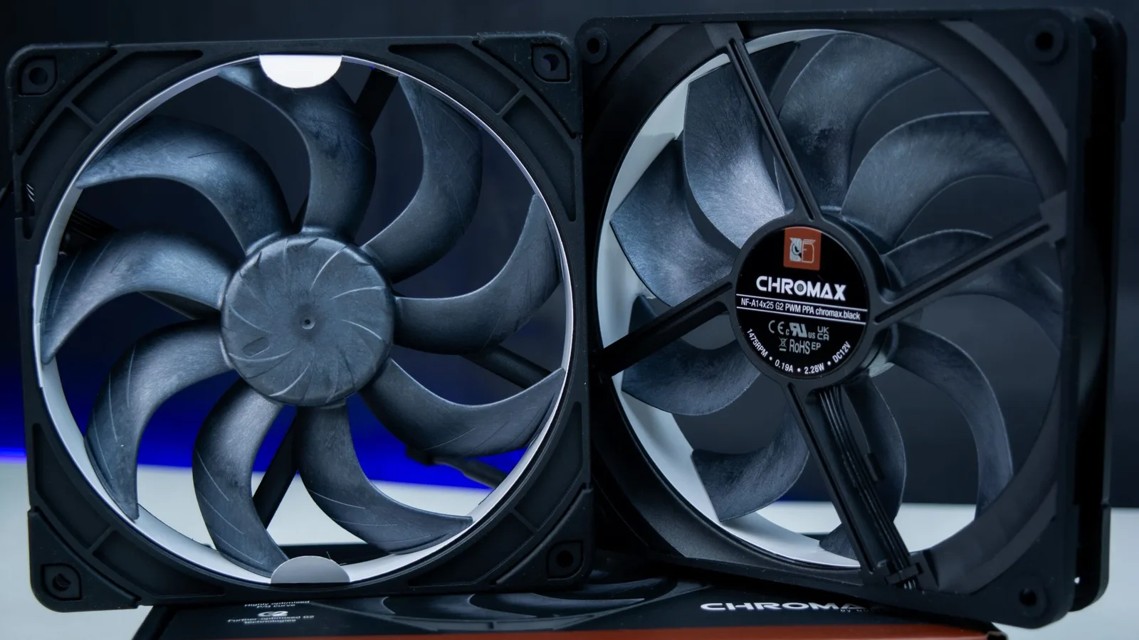 مراجعة مراوح NF-A14x25 G2 PWM Chromax Black
