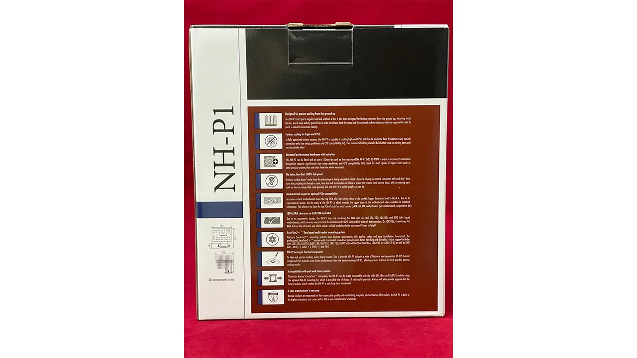 مراجعة المشتت الصامت Noctua NH-P1