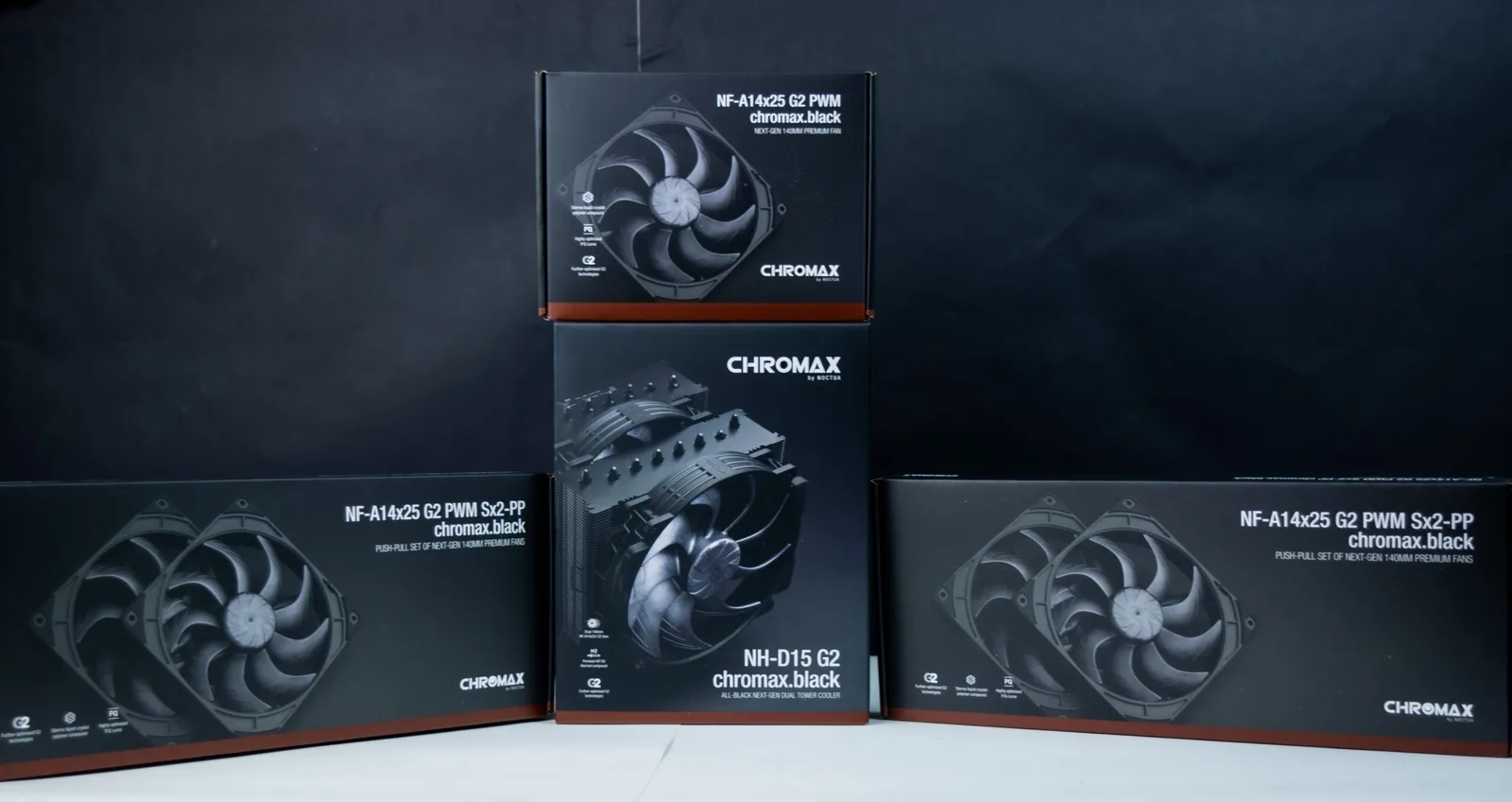 مراجعة مراوح NF-A14x25 G2 PWM Chromax Black