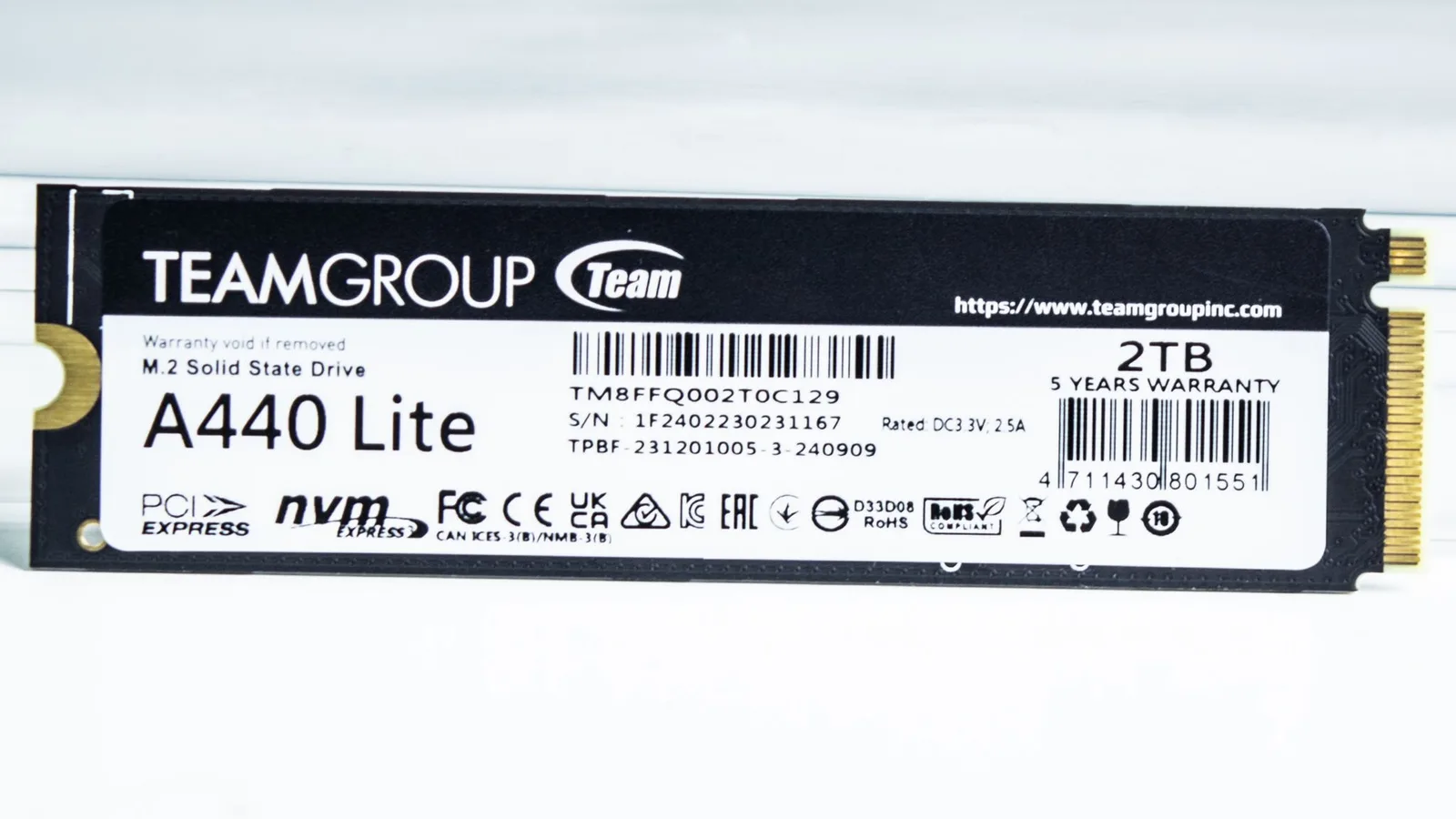 مراجعة وحدة التخزين T-Force A440 Lite