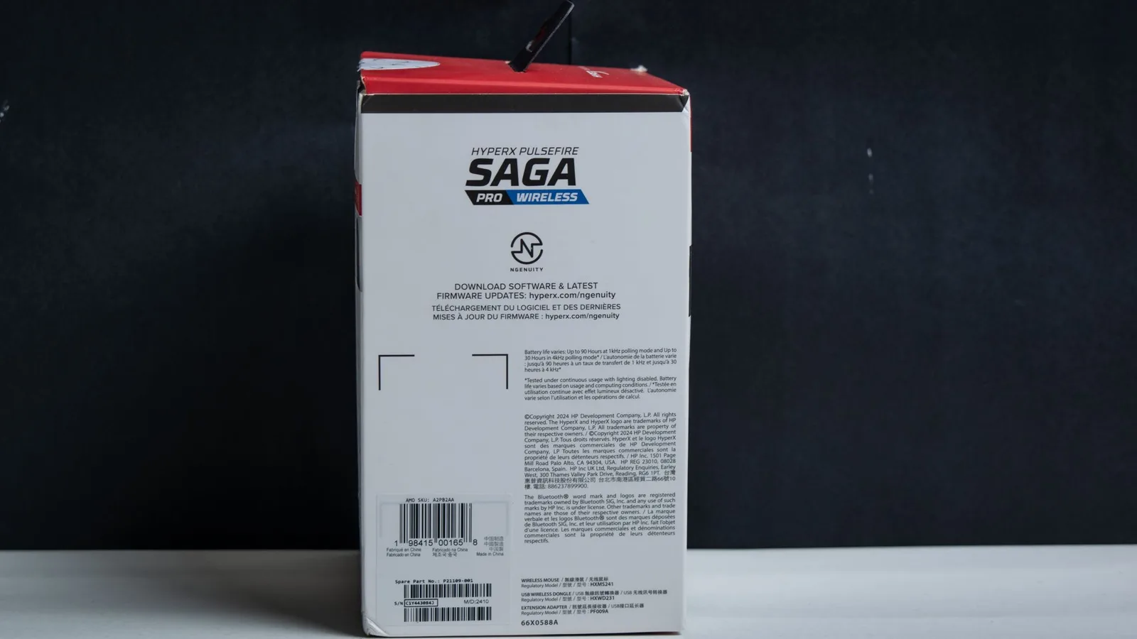 مراجعة ماوس HyperX Pulsefire Saga pro Wireless