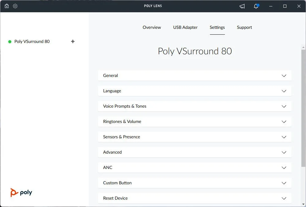 مراجعة سماعة Voyager Surround 80 UC Wireless