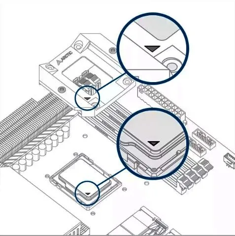 تثبيت المقبس المخصص لـ المبرد ( CPU Contact Frame).