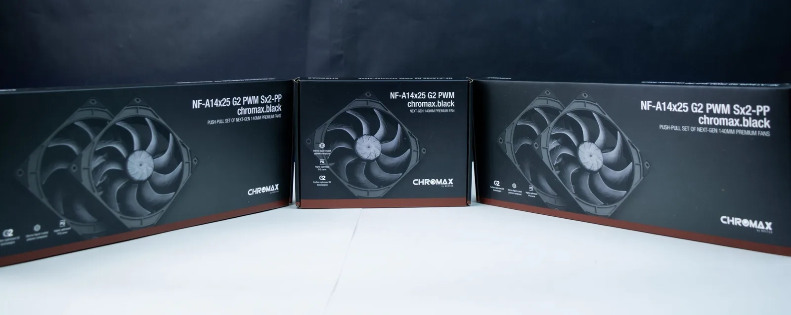 مراجعة مراوح NF-A14x25 G2 PWM Chromax Black