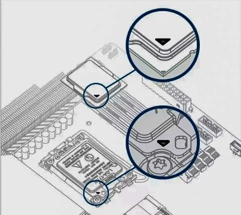 تثبيت المعالج.
