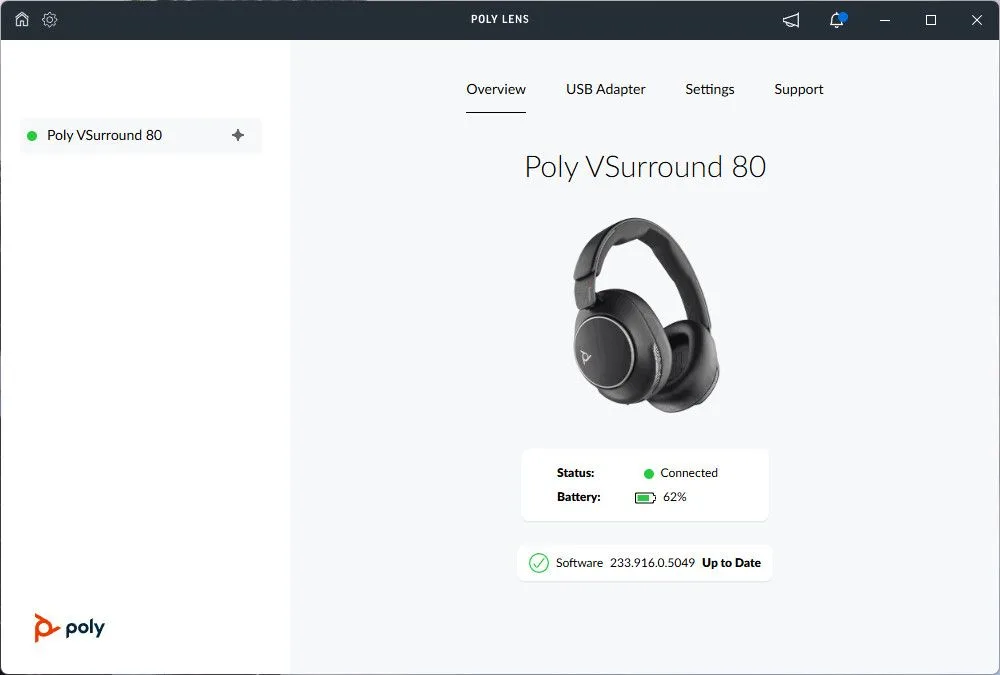 مراجعة سماعة Voyager Surround 80 UC Wireless