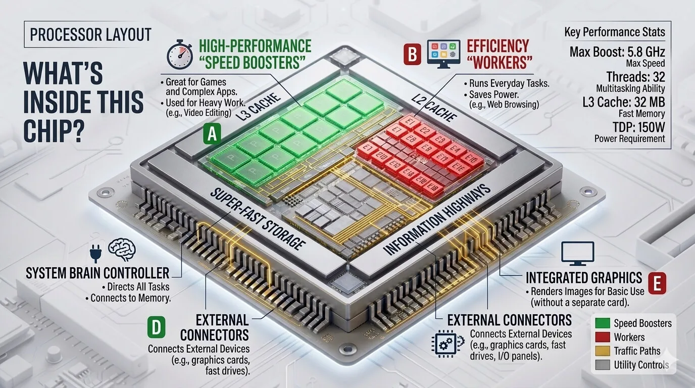 دليل المعالجات المركزية (CPU)