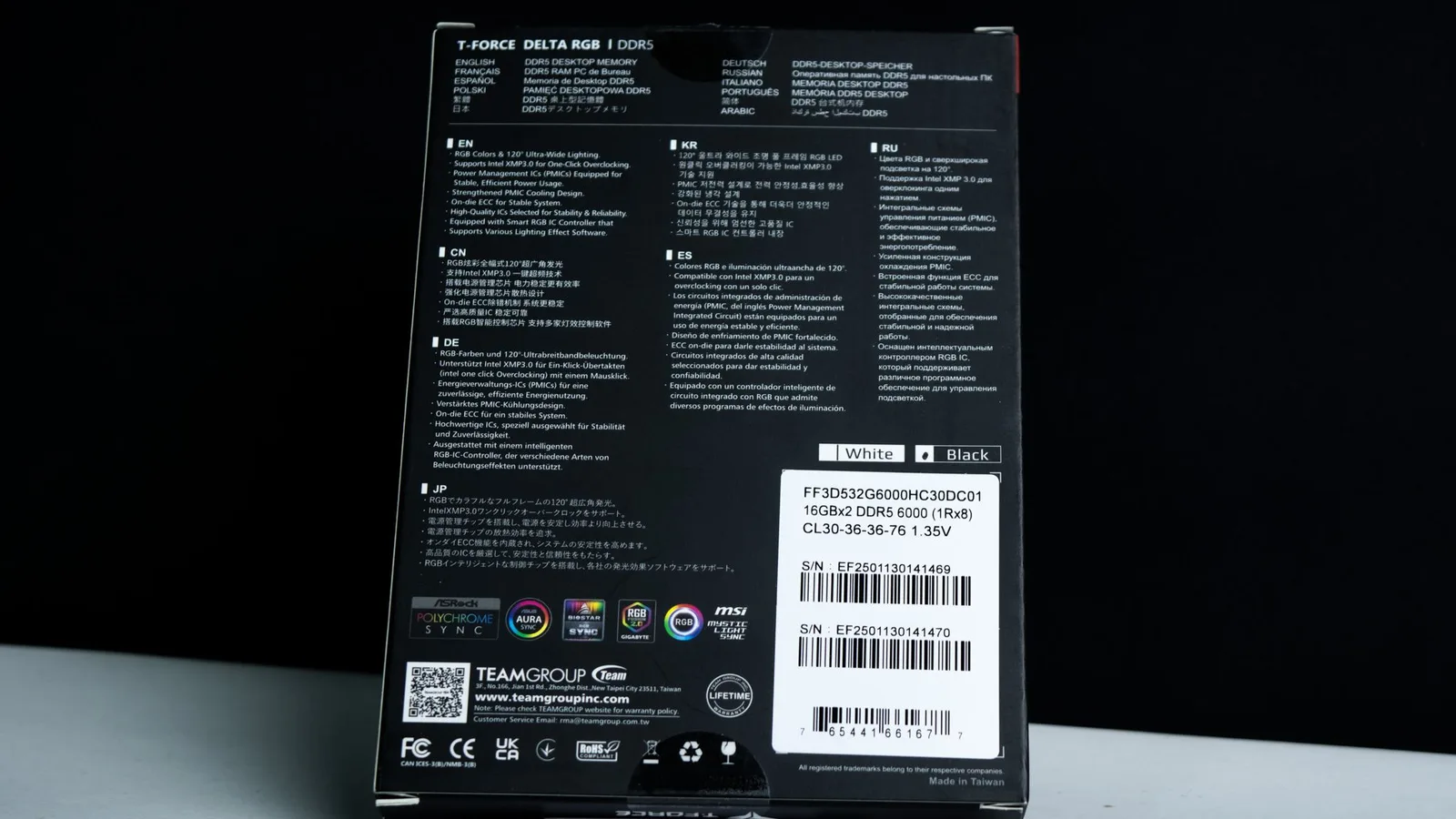 مراجعة ذاكرة T-Force DELTA DDR5 RGB 6000MHz