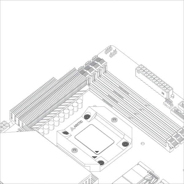 كيفية تثبيت المقبس المخصص لـ المبرد ( CPU Contact Frame).
