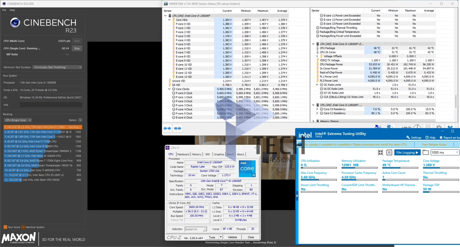 5.6GHz single core Test