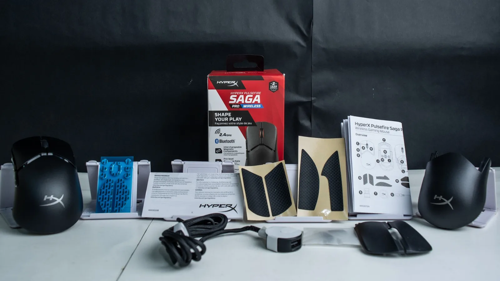 مراجعة ماوس HyperX Pulsefire Saga pro Wireless