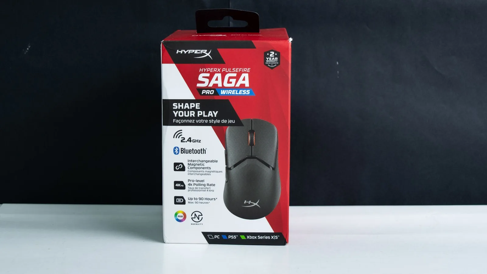 مراجعة ماوس HyperX Pulsefire Saga pro Wireless