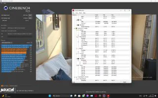 اختبار النواة الواحدة على برنامج Cinebench R23