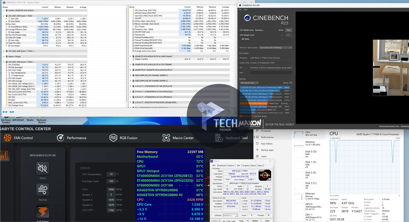 4.7GHz في اختبار تعدد الأنوية (1)