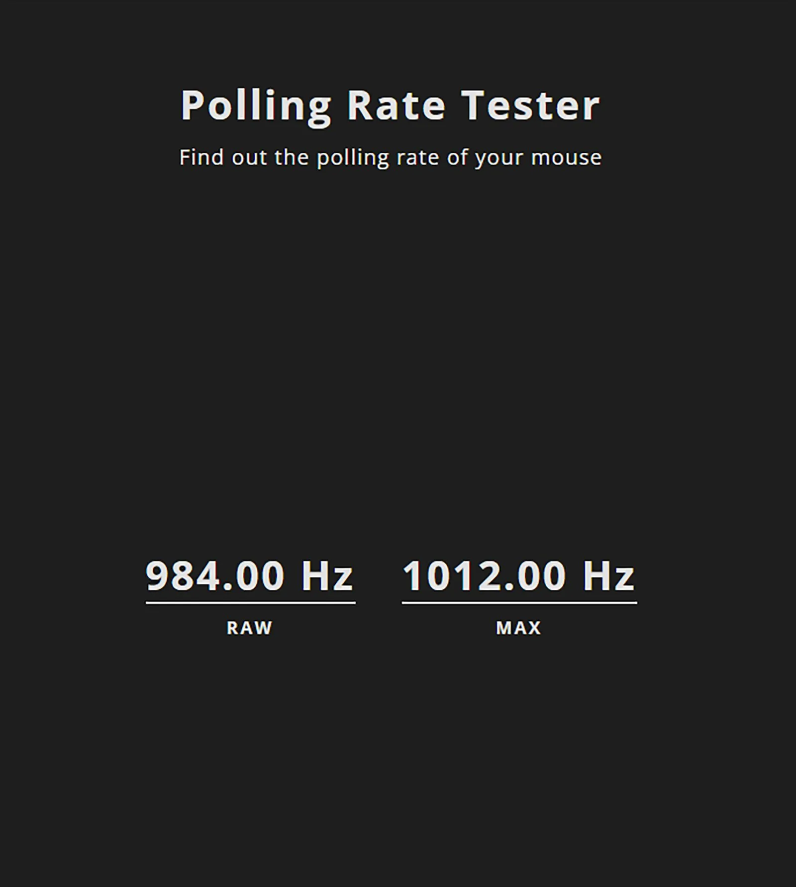 استخدام Polling Rate 1KHz