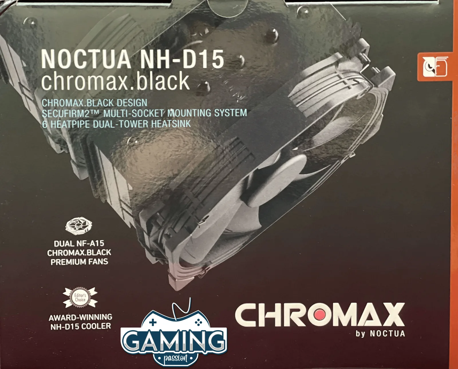 شكل علبة المبرد Noctua NH D15 Chromax