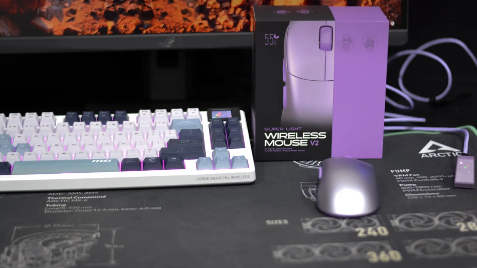 مراجعة ماوس Lamzu Thorn V2 8k  Wireless Mouse