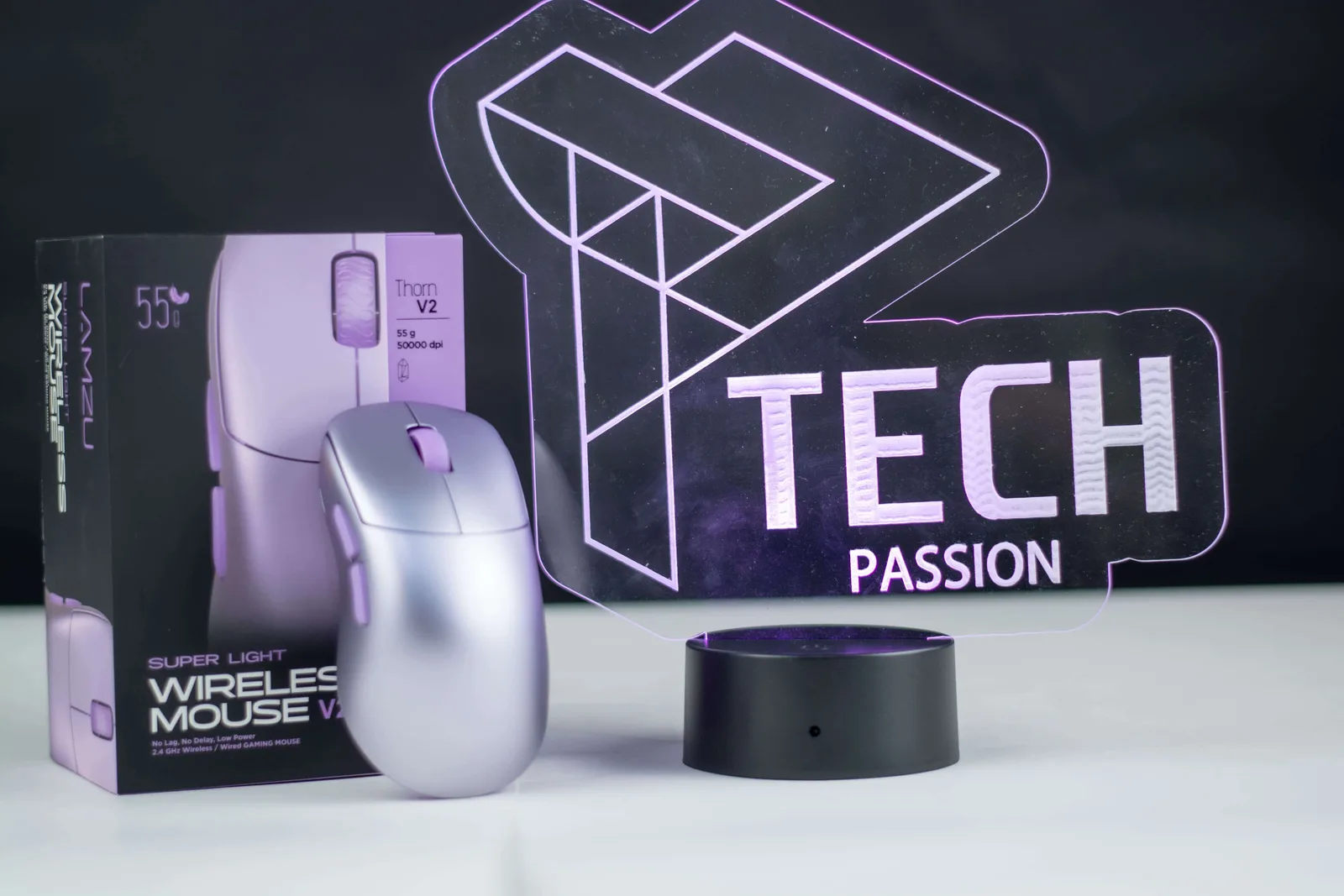 مراجعة ماوس Lamzu Thorn V2 8k  Wireless Mouse